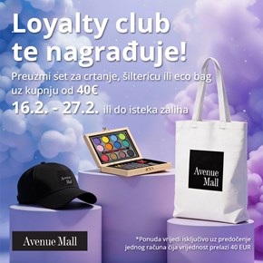 Loyalty club nagrađuje članove šiltericom, setom za crtanje ili eco bagom
